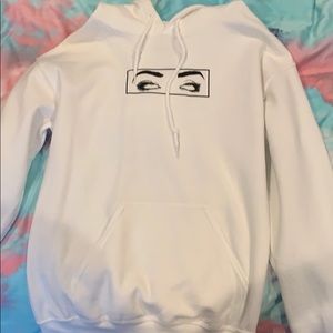 Liza koshy merch white hoodie